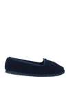 Vibi Venezia Woman Loafers Midnight Blue Size 11 Leather In Blue