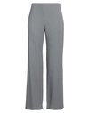 Emporio Armani Woman Pants Grey Size 16 Viscose, Acetate, Elastane