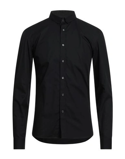 Balmain Man Shirt Black Size 15 ½ Cotton