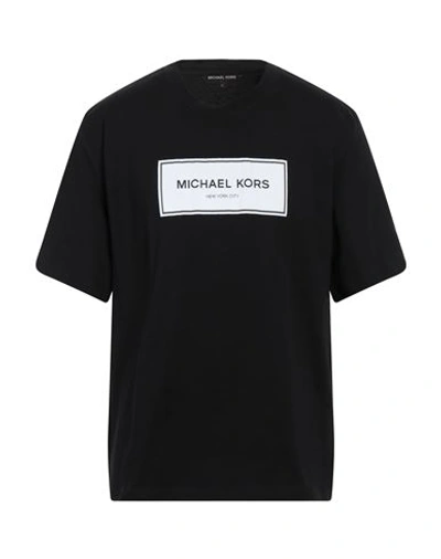 Michael Kors Mens Man T-shirt Black Size 3xl Cotton