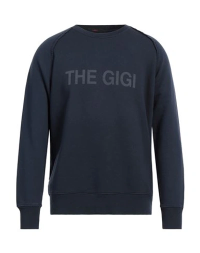 The Gigi Man Sweatshirt Navy Blue Size 42 Cotton