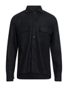 Costumein Man Shirt Black Size 40 Virgin Wool In Black