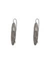 Brunello Cucinelli Woman Earrings Steel Grey Size - Metal