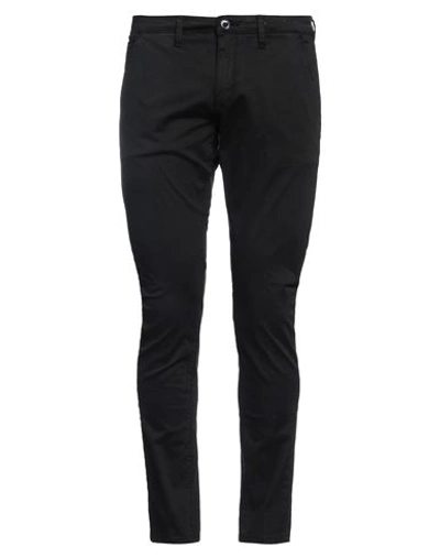 Pharley - New York Man Pants Black Size 30 Cotton, Elastane