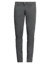 Pharley - New York Man Pants Lead Size 34 Cotton, Elastane In Grey