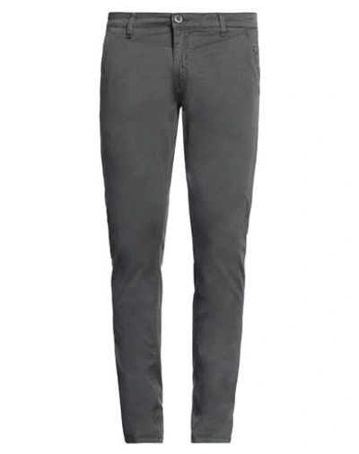 Pharley - New York Man Pants Lead Size 32 Cotton, Elastane In Grey