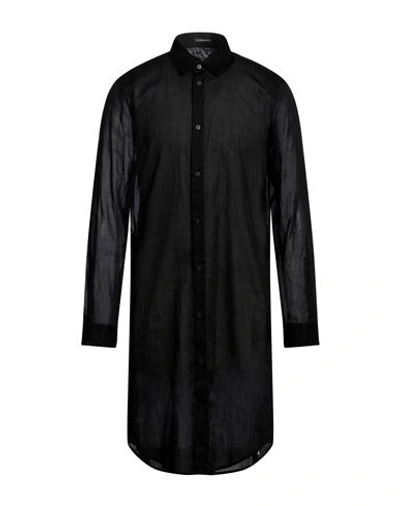 Ann Demeulemeester Man Shirt Black Size 36 Cotton