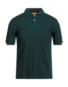 Suns Man Polo Shirt Dark Green Size S Cotton, Elastane