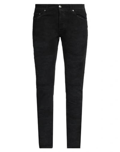 Etro Man Jeans Black Size 38 Cotton, Elastane