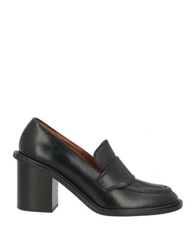 Atp Atelier Woman Loafers Black Size 11 Cowhide
