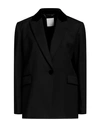 Sandro Peak-lapel Single-breasted Blazer In Black