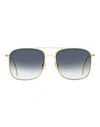 Victoria Beckham Square Vb202s Sunglasses Woman Sunglasses Blue Size 59 Metal