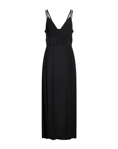 Barba Napoli Woman Maxi Dress Black Size 10 Silk