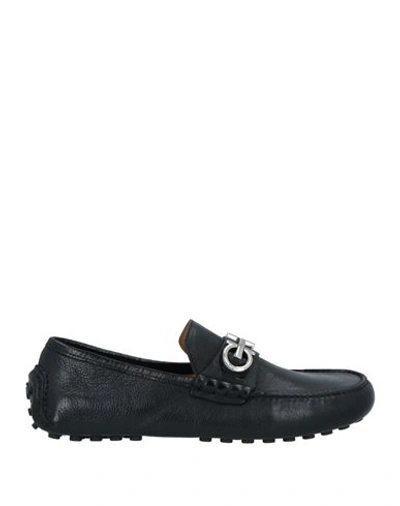 Ferragamo Man Loafers Black Size 11 Leather