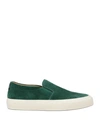 Giorgio Armani Man Sneakers Emerald Green Size 12 Calfskin In Green