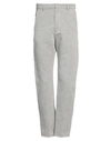 Daub Man Pants Grey Size 38 Cotton, Linen