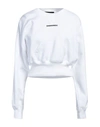 Dsquared2 Woman Sweatshirt White Size L Cotton