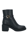 Gianvito Rossi Woman Ankle Boots Black Size 11 Calfskin
