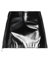Acne Studios Woman Mini Skirt Black Size 6 Polyurethane, Polyester