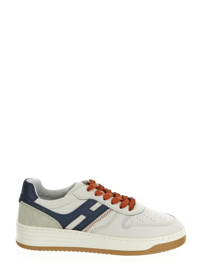 Hogan Lace Up Sneakers In White