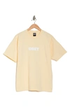 OBEY COTTON GRAPHIC LOGO TEE
