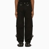 GIVENCHY GIVENCHY BLACK TROUSERS WITH REMOVABLE BOTTOMS MEN