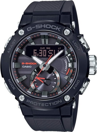 Pre-owned Casio G-shock G-steel Gst-b200b-1ajf Core Guard Solar Men's Watch In Box