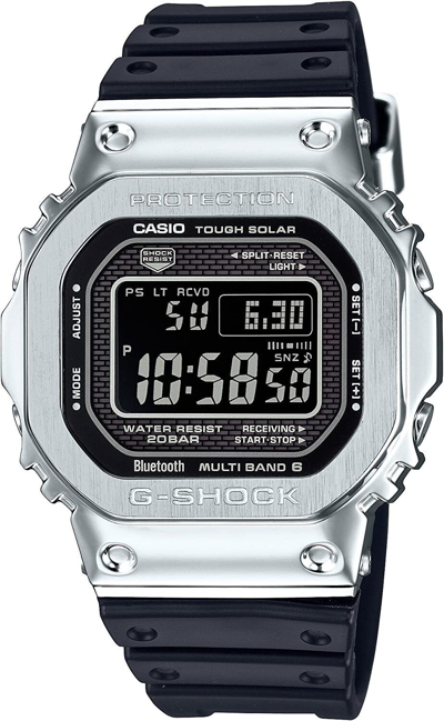 Pre-owned G-shock Casio Gmw-b5000-1jf  Bluetooth Solar Radio Men's Watch Free Shipping