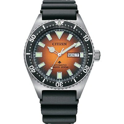 Pre-owned Citizen Black Mens Analogue Watch Promaster Marine Ny0120-01ze