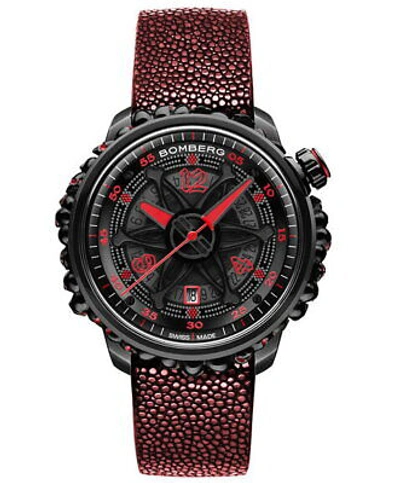 Pre-owned Bomberg Bb-01 Automatic Catacomb Ct43apba.25-2.11 Watch Men's Red Type