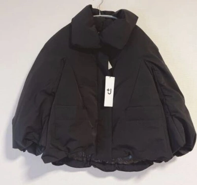 Pre-owned Uniqlo X Jil Sander J Hybrid Down Jacket Women Black Size S (us Xs)japan