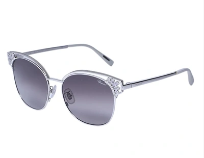 Pre-owned Chopard Sunglasses Schc 24s 0589 Frame Schc 24s 57mm In Gray