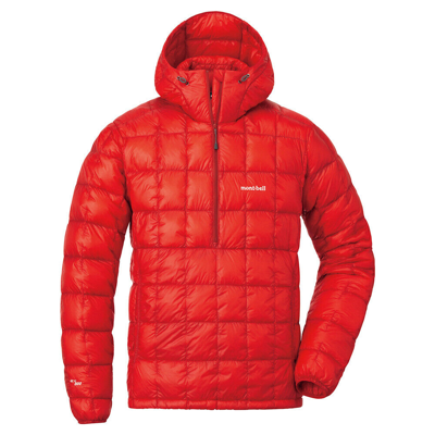 Pre-owned Montbell [us Size]  Ex Light Down Anorak, New, Available In Many Sizes In Red Brick (rdbr)