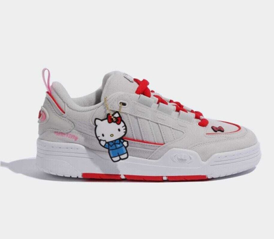 Pre-owned Adidas Originals Women's Adi2000 Hello Kitty Gw7165 In White