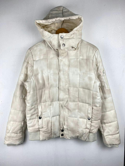 Pre-owned Archival Clothing X Avant Garde S Puffer Jacket By Growth By Grail In White