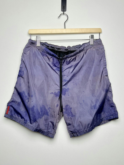 Pre-owned 1 Of 1 X Prada Painters Shorts M-l In Purple