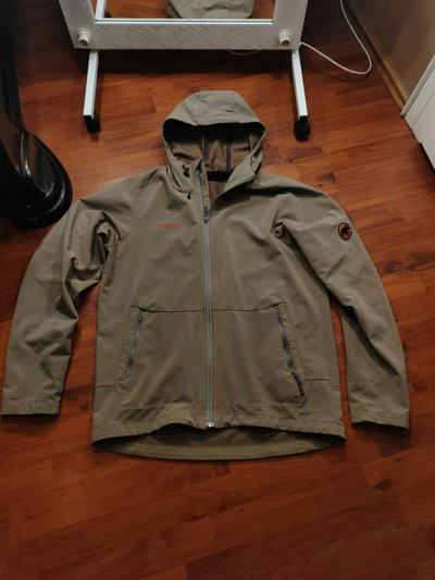 Pre-owned Mammut X Outdoor Life Vintage Mammut Windstopper Softshell Jacket Size L In Brown