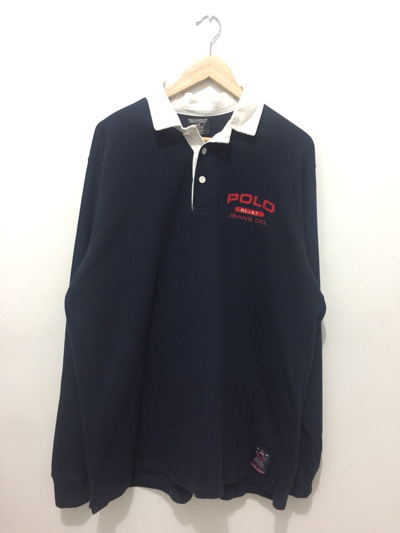 Pre-owned Polo Ralph Lauren X Ralph Lauren Sport Polo Ralph Laurent Rugby 67 Shirts In Blue