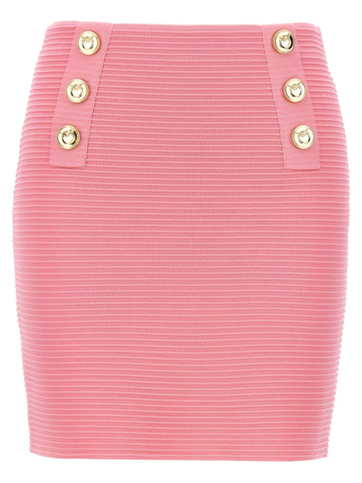 Pinko Straight Hem Knitted Mini Skirt