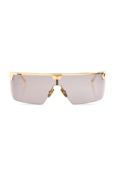 Balmain Eyewear Square Frame Sunglasses In Gold