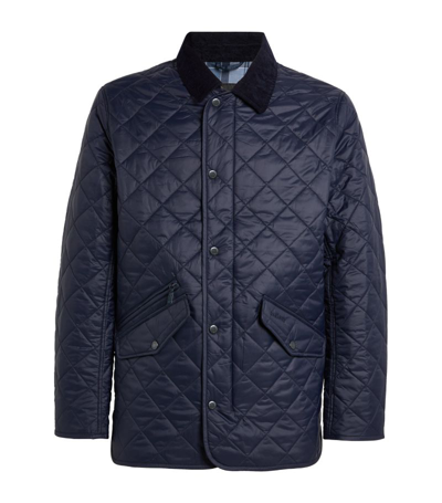 Barbour Quilted Chelsea Jacket In Navy