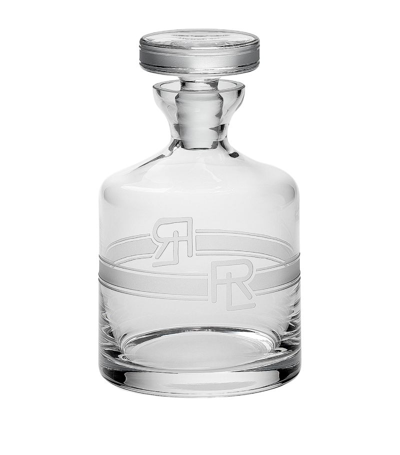 Ralph Lauren Crystal Glass Ashton Decanter (900ml) In Clear