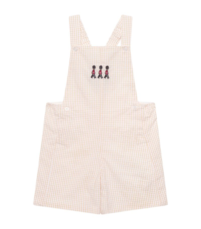 Trotters Alexander Dungarees (3-48 Months) In Beige
