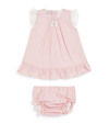 PAZ RODRIGUEZ COTTON DRESS AND BLOOMERS SET (1-24 MONTHS)
