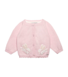 TROTTERS COTTON-WOOL FLOPSY BUNNY CARDIGAN (0-9 MONTHS)