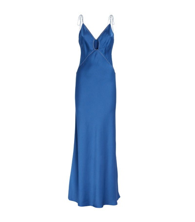 Anna October Terrin Maxi Dress In Blue