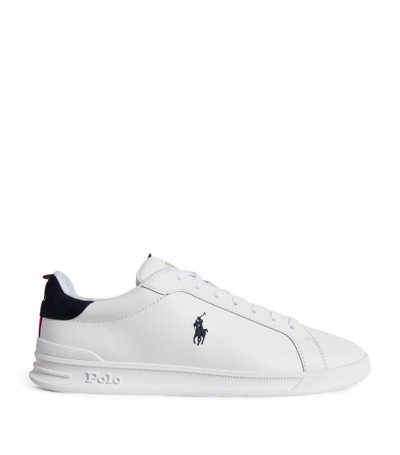 Ralph Lauren Rlx  Heritage Court Sneakers In White
