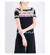 PETER PILOTTO Aztec-Embroidered Cady Top