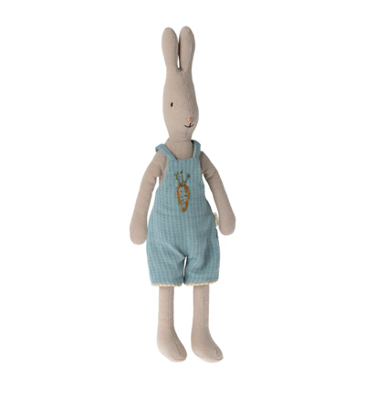 Maileg Babies' Bunny And Outfit Set (31cm) In Green