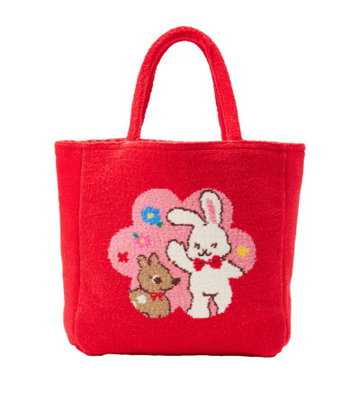 Miki House Kids' Textured Character Bag In Multi